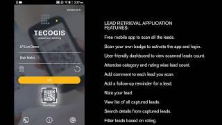 Tecogis' Lead Retrieval Mobile Application