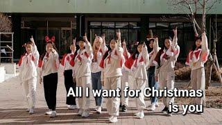 정수초 댄스부 크리스마스 영상(이달소_All I Want For Christmas Is You)