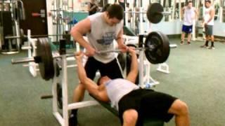 Tk bench 315lbs