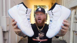 HOW GOOD ARE THE JORDAN 11 LEGEND BLUE SNEAKERS?! (Early In Hand & On Feet Review)