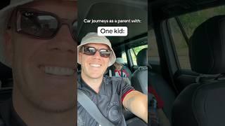 The joys of a car journey with kids 🫠 I can’t even imagine what four kids is like  #parent #dad