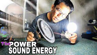 LEGIT 100% ELECTRIC GENERATOR USING SPEAKER  || FREE POWER from NOISE ENERGY