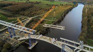 Viaduc de la Mayenne - un an de travaux