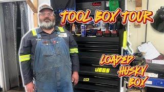 Big Husky Toolbox Loaded With Snap On - Toolbox Tour