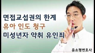 윤소평변호사-면접교섭권의 한계/유아 인도 청구/미성년자 약취 유인죄