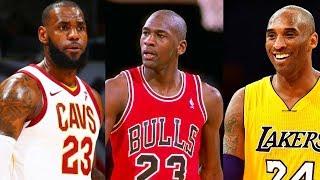 LeBron James Meets Michael Jordan and Kobe Bryant