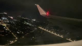 Night Takeoff from Chattanooga (CHA) - American Eagle Embraer E175LR (N232NN)