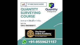 Learn Complete || Quantity Surveying Course || #civilengineering #quantitysurveying #Courses #civil