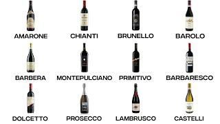 Every ITALIAN wine explained in 12 minutes