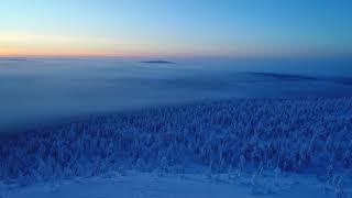 Sunset and Blue Moment in Finnish Lapland...Part 1 ( P4P, 4K )