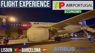 FLIGHT EXPERIENCE  TAP Air Portugal   Economy Class   Lisbon ️ Barcelona   Airbus A320NEO