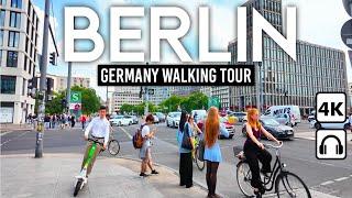 BERLIN - Germany  4K Walking Tour, Downtown Sunny Day 2024 ️