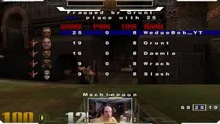 WedgeBob Plays Quake III Arena - Free for All Deathmatch - Skirmish - Q3DM7