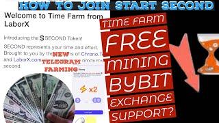 Time Farm Free Mining Claim | Bybit Exchange Support | How to Join