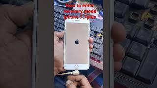 Iphone 7+ Recovery mode 