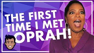 The First Time I Met Oprah Winfrey! On a LIVE Broadcast!