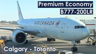 Air Canada Calgary To Toronto Boeing 777-200LR Premium Economy