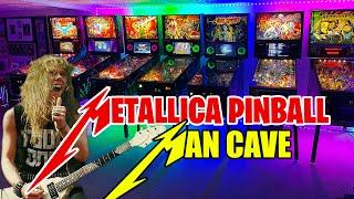 Rock 'n' Roll Man Cave With LEGENDARY Pinball Game Room