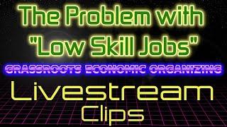 The Problem with "Low Skill Jobs"