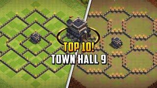 TOP 10! Town Hall 9 (TH9) Base Layout + Copy Link 2024 | Clash of Clans