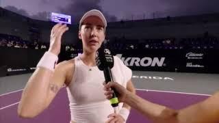 Nina Stojanovic Interview after win against Marina Stakusic Merida open