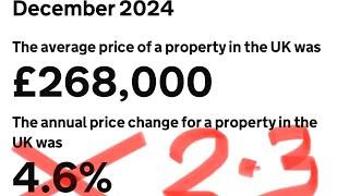 ONS cuts 'average house price' by £22,000 in 1 month - Live 8pm