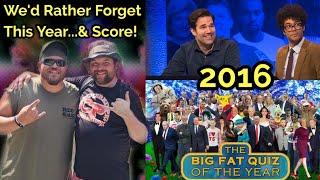 Americans React To "The Big Fat Quiz Of The Year - 2016"