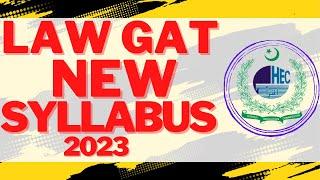 HEC LAW GAT new Syllabus 2023| How to prepare for law gat 2023