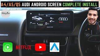 Audi A4/A5/Q5 10.25" Android Screen Install (Full Install) Wireless CarPlay / Youtube / Netflix.