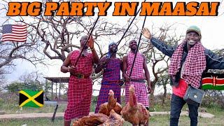 PARTY CELEBRATION IN MAASAI MARA WITH @Jamaicanuncle @ONLYMAWIRA