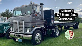 Tim Blum’s 1975 White Road Commander Cabover Semi Truck Tour