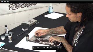 Custom Airbrush Stencil Making the Cory Saint Clair Way