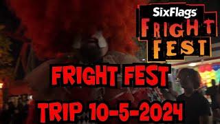 Fright Fest Trip 10-5-2024 At Six Flags Great America