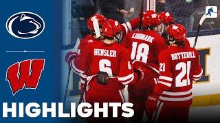 Penn State vs Wisconsin | NCAA College Hockey | Highlights - November 16, 2024