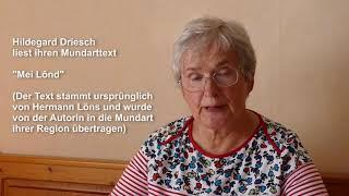 "Mei Lônd" - Mundarttext in moselfränkischem Dialekt von Hildegard Driesch