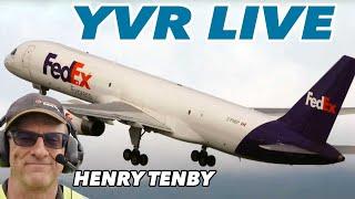 Vancouver YVR Airport Live plane spotting with Henry Tenby | NOV 14 2024