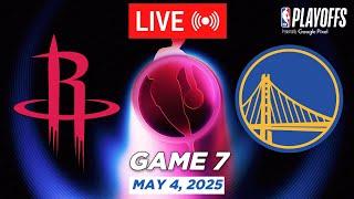 NBA LIVE! Golden State Warriors vs Houston Rockets Game 7 May 4, 2025 | NBA Playoffs Live 2K