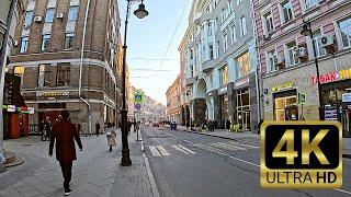 Walking Tour 4K | Myasnitskaya, Moscow 