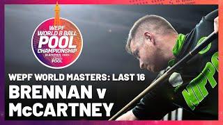 HIGHLIGHTS GALORE !! | Declan Brennan v Jake McCartney | 2024 WEPF World Championship Mens Masters