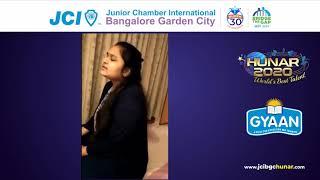 Participant No. 10014 - Hema | JCI BGC HUNAR 2020 - World's Best Talent