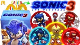 SONIC 3 en la Cajita Feliz de McDonald's (Parte 1) | Colección TOY SHOTS (2024)