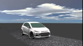 Obstacle avoidance test