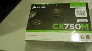 Corsair CX750M (750 W) PSU Unboxing and Review