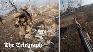 Footage shows fierce battle in eastern Ukrainian city Bakhmut