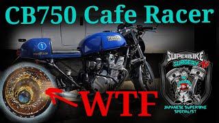 Why Me  CB750 Cafe Racer, Carb Problems