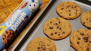 How To Make: Pillsbury Cookie Dough - Chocolate Chip Cookies