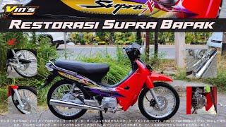 Restorasi Total Supra X 100cc | Vins Modified #restorasimotor #vinsmodified