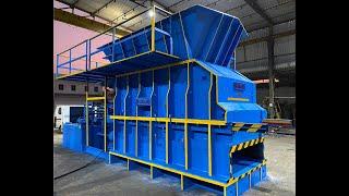 Continuoes Metal Scrap Shearing Machine