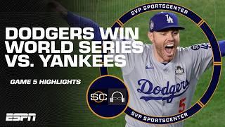 World Series Game 5 Highlights  Dodgers close out Yankees for 8th title | SC with SVP