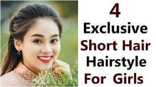 4 Easy Exclusive Hairstyle For - Medium \ Short Hairs | Hairstyle for girls | Everyday hairstyle